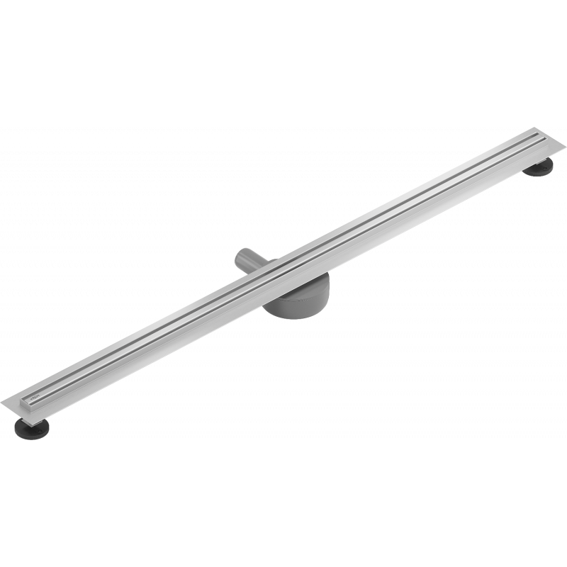 Mexen Flat 360° Slim caniveau linéaire rotatif 180 cm, inox - 1041180