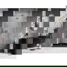 Mexen Lunar-F porte de douche pliantes droite 100 cm, transparent, cuivre brossé - 836-100-000-65-00-P