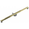 Mexen Flat 360° Slim siphon linéaire pivotant 140 cm, or - 1541140