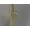 Mexen Lunar L porte de douche pivotante droite 125 cm, transparent, or brossé - 834L-125-000-55-00-P