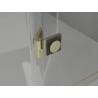Mexen Lunar L porte de douche pivotante droite 125 cm, transparent, or brossé - 834L-125-000-55-00-P