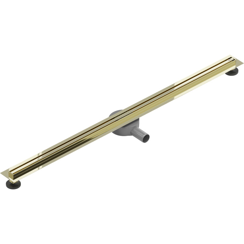 Mexen Flat 360° Slim caniveau linéaire rotatif 150 cm, doré - 1541150