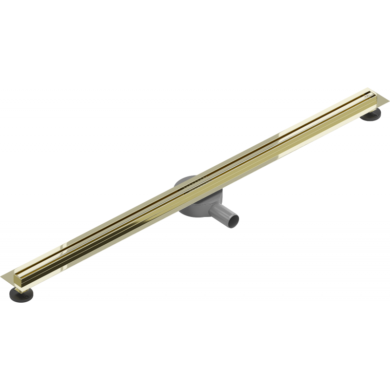 Mexen Flat 360° Slim drain line rotatif 150 cm, doré - 1541150