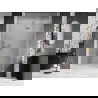Mexen Lunar L porte de douche battante droite 140 cm, transparente, or brossé - 834L-140-000-55-00-P