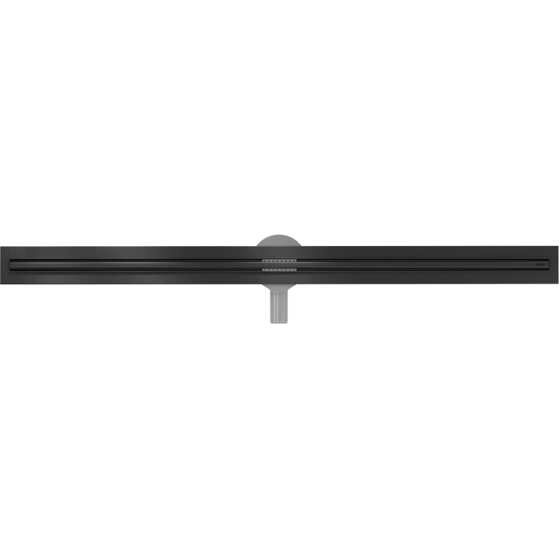 Mexen Flat 360° Slim caniveau linéaire pivotant 130 cm, noir - 1741130