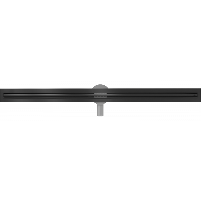 Mexen Flat 360° Slim caniveau linéaire rotatif 130 cm, noir - 1741130