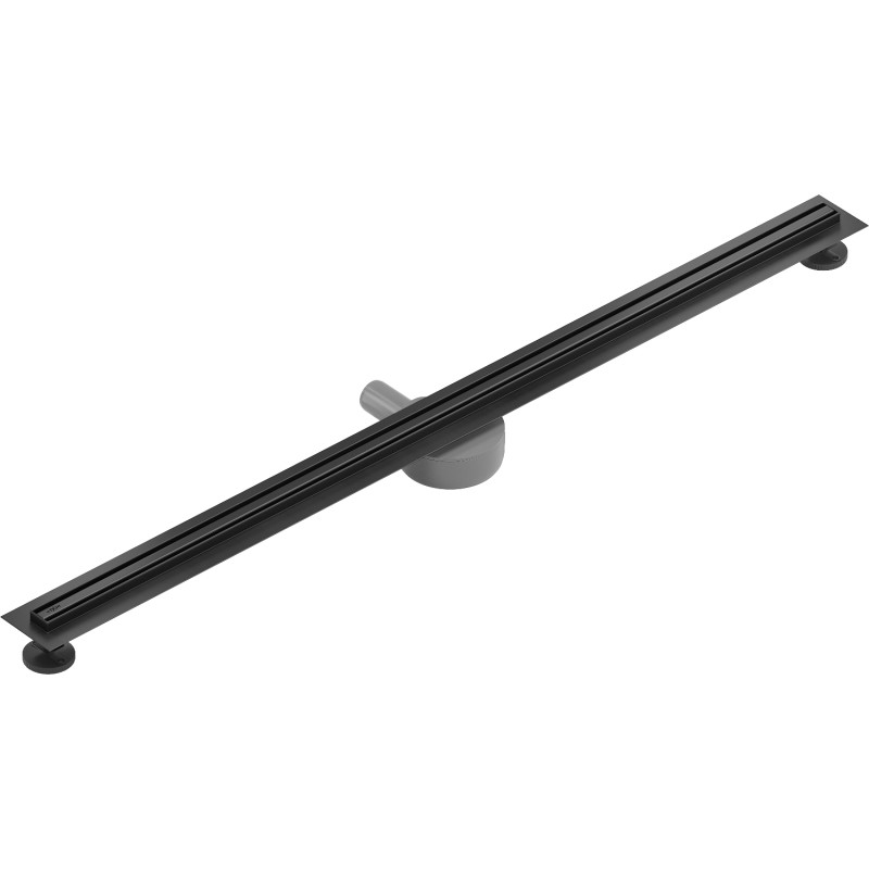 Mexen Flat 360° Slim caniveau linéaire rotatif 150 cm, noir - 1741150