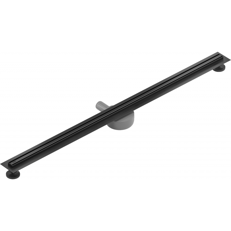 Mexen Flat 360° Slim drain linéaire pivotant 160 cm, noir - 1741160