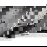 Mexen Lunar L porte de douche battante droite 95 cm, transparent, noir - 834L-095-000-70-00-P