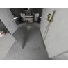 Paroi de douche autoportante Mexen Kioto 120 x 200 cm, miroir 8 mm, dorée - 800-120-002-50-50