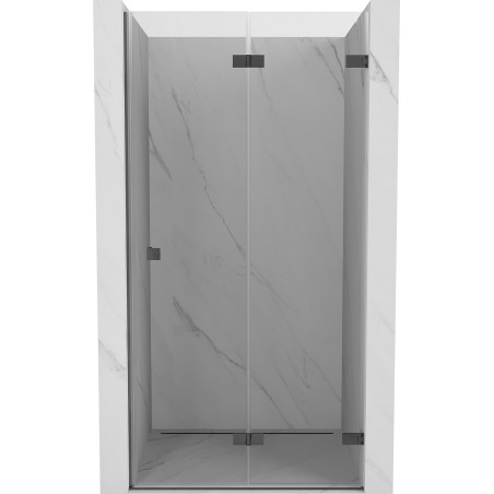 Mexen Lunar-F porte de douche pliante droite 80 cm, transparent, gris canon brossé - 836-080-000-66-00-P
