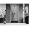 Mexen Lunar-F porte de douche pliante droite 80 cm, transparent, gris canon brossé - 836-080-000-66-00-P