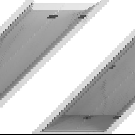 Mexen Lunar-F portes de douche pliantes à droite 85 cm, transparent, gun gray brossé - 836-085-000-66-00-P