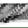 Mexen Lunar-F portes de douche pliantes à droite 85 cm, transparent, gun gray brossé - 836-085-000-66-00-P