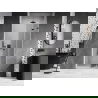 Mexen Lunar-F portes de douche pliantes à droite 85 cm, transparent, gun gray brossé - 836-085-000-66-00-P