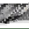 Mexen Lunar-F portes de douche pliantes à droite 85 cm, transparent, gun gray brossé - 836-085-000-66-00-P