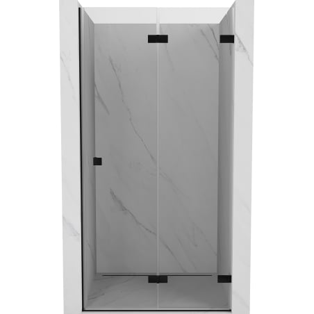 Mexen Lunar-F porte de douche pliante droite 60 cm, transparent, noir - 836-060-000-70-00-P