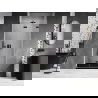 Mexen Lunar-F porte de douche pliante droite 70 cm, transparent, noir - 836-070-000-70-00-P