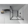 Mexen Rio cabine de douche carrée 90 x 90 cm, dépoli, noire - 860-090-090-70-30