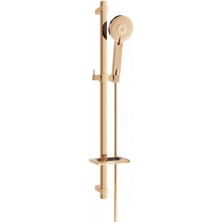 Mexen DQ40 ensemble de douche coulissant, or rose - 785404581-60