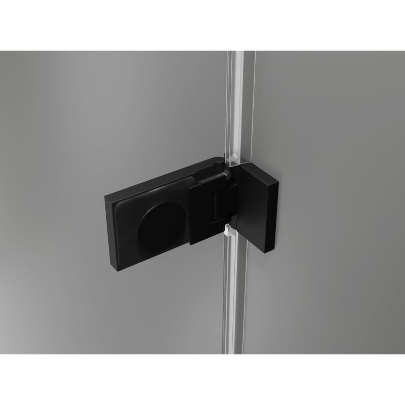 Mexen Lunar-F porte de douche pliante droite 85 cm, transparent, noir - 836-085-000-70-00-P