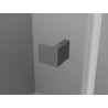 Mexen Lunar-B porte de douche pivotante droite 60 cm, transparent, gun metal - 832-060-000-95-00-P