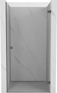 Mexen Lunar-B porte de douche pivotante droite 65 cm, transparent, métal canon - 832-065-000-95-00-P
