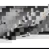 Mexen Lunar-B porte de douche pivotante droite 85 cm, transparent, gun metal - 832-085-000-95-00-P