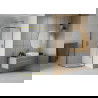 Mexen Rio cabine de douche demi-circulaire 70 x 70 cm, transparent, doré - 863-070-070-50-00