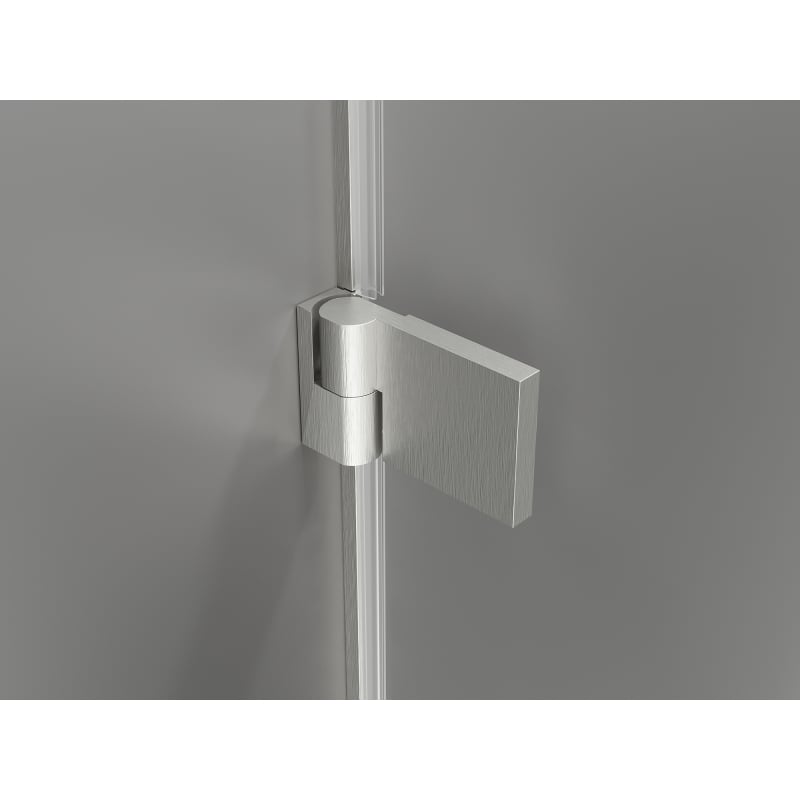 Mexen Lunar-B porte de douche pivotante droite 75 cm, transparent, nickel brossé - 832-075-000-97-00-P