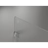 Mexen Lunar-B porte de douche pivotante droite 80 cm, transparent, nickel brossé - 832-080-000-97-00-P