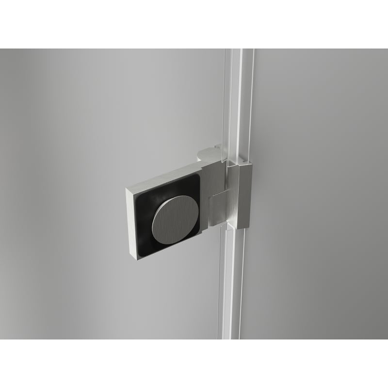Mexen Lunar-B porte de douche pivotante droite 80 cm, transparent, nickel brossé - 832-080-000-97-00-P