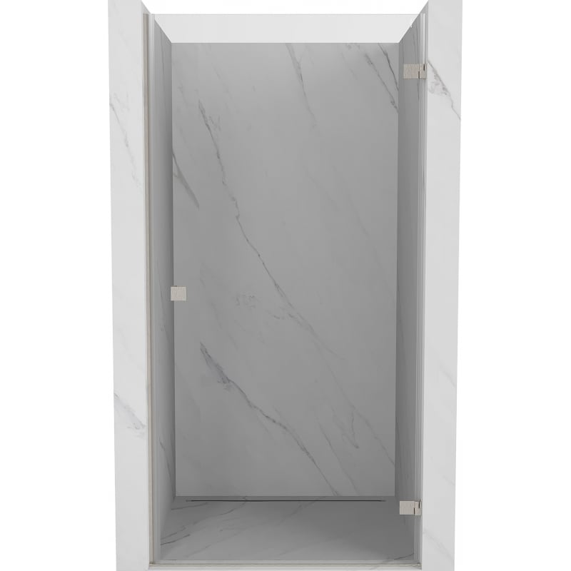 Mexen Lunar-B porte de douche pivotante droite 80 cm, transparent, nickel brossé - 832-080-000-97-00-P