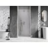 Mexen Lunar-B porte de douche pivotante droite 80 cm, transparent, nickel brossé - 832-080-000-97-00-P
