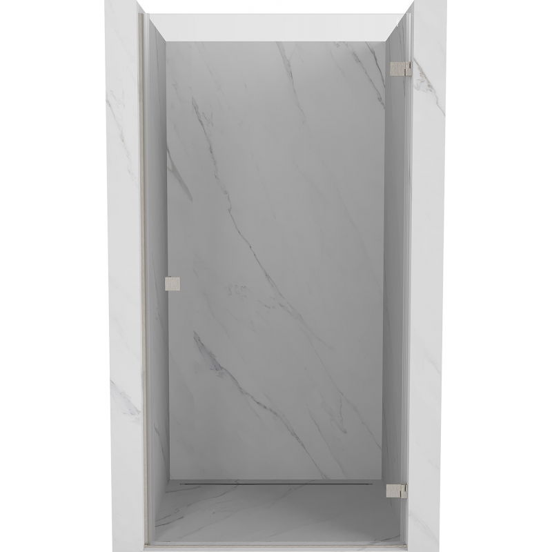 Mexen Lunar-B porte de douche battante droite 95 cm, transparent, nickel brossé - 832-095-000-97-00-P