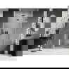 Mexen Lunar-F porte de douche pliante droite 85 cm, transparent, gun metal - 836-085-000-95-00-P