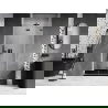 Mexen Lunar-F porte de douche pliante droite 85 cm, transparent, gun metal - 836-085-000-95-00-P