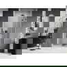 Mexen Lunar-F porte de douche pliante droite 85 cm, transparent, gun metal - 836-085-000-95-00-P
