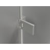 Mexen Lunar-F porte de douche pliantes droites 60 cm, transparentes, nickel brossé - 836-060-000-97-00-P