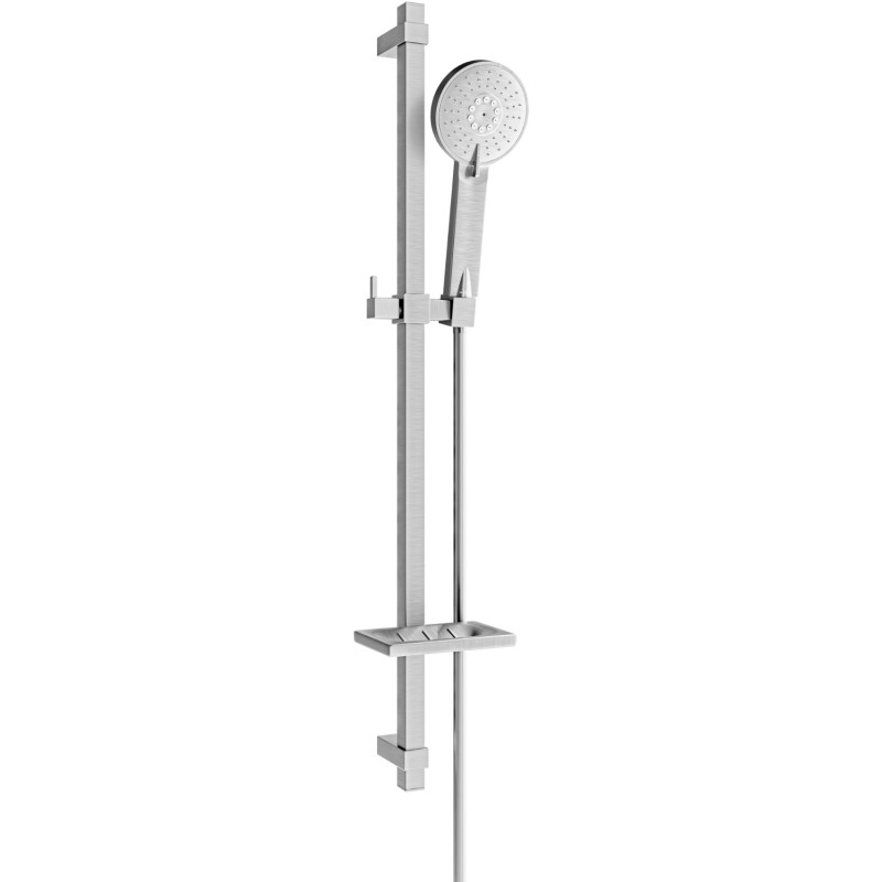 Mexen DQ40 ensemble de douche coulissant, gris canon brossé - 785404581-66