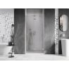 Mexen Lunar-F porte de douche pliantes droites 65 cm, transparentes, nickel brossé - 836-065-000-97-00-P
