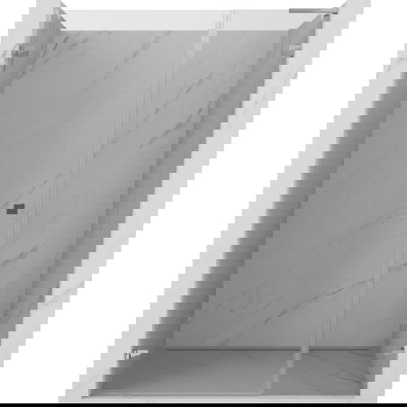 Mexen Lunar-B L porte de douche battante gauche 125 cm, transparent, chrome - 832SL-125-050-01-00-L