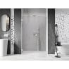 Mexen Lunar-B L porte de douche battante gauche 110 cm, transparent, blanc - 832SL-110-050-20-00-L
