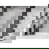 Mexen Lunar-B L porte de douche battante gauche 140 cm, transparent, blanc - 832SL-140-050-20-00-L