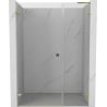 Mexen Lunar-B L porte de douche pivotante gauche 140 cm, transparent, doré - 832SL-140-050-50-00-L