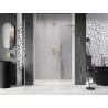 Mexen Lunar-B L porte de douche pivotante gauche 140 cm, transparent, doré - 832SL-140-050-50-00-L