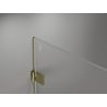 Mexen Lunar-B L porte de douche pivotante gauche 140 cm, transparent, doré - 832SL-140-050-50-00-L