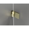 Mexen Lunar-B L porte de douche pivotante gauche 140 cm, transparent, doré - 832SL-140-050-50-00-L