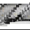 Mexen Lunar-B porte de douche battante gauche 120 cm, transparent, dorée - 832S-120-050-50-00-L