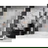 Porte de douche battante gauche Mexen Lunar-B L 140 cm, transparent, or rose - 832SL-140-050-60-00-L